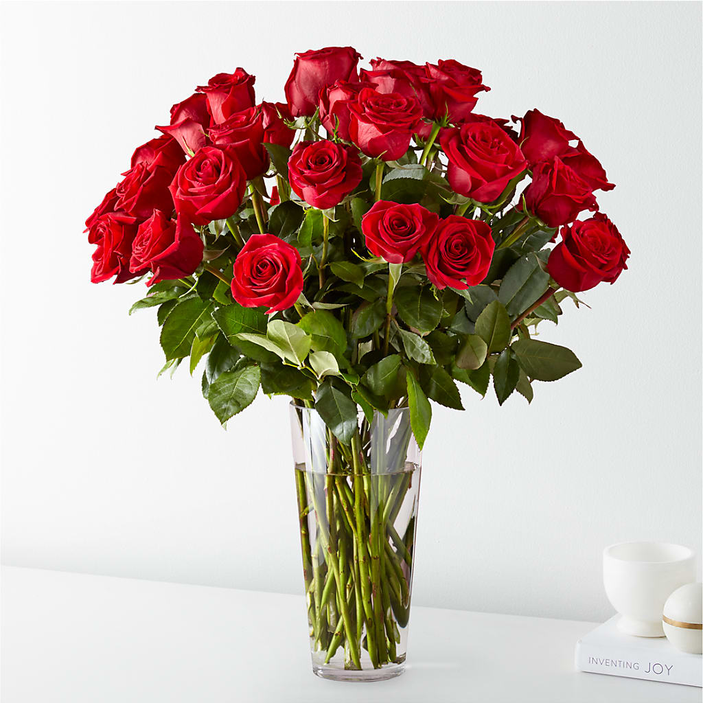 Long Stem Red Rose Bouquet – A BEAUTIFUL DAY FLORIST WINE & GOURMET, Port Saint Lucie FL