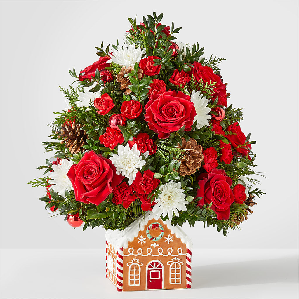 Spiced Gingerbread Tree – A BEAUTIFUL DAY FLORIST WINE & GOURMET, Port Saint Lucie FL
