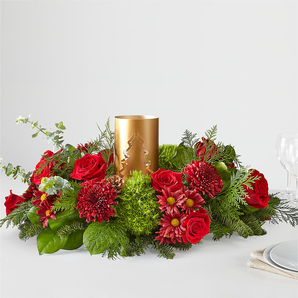 Toast the Season Centerpiece – A BEAUTIFUL DAY FLORIST WINE & GOURMET, Port Saint Lucie FL