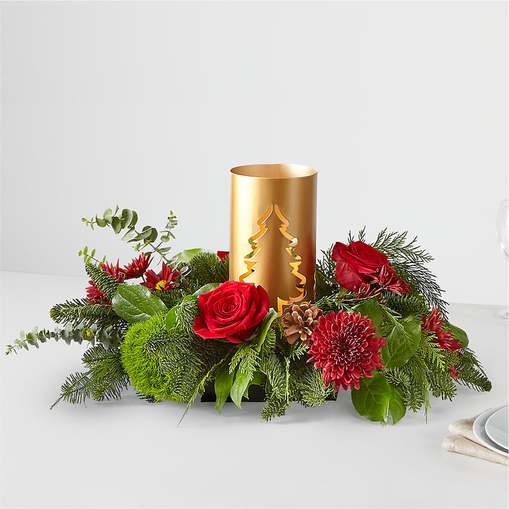 Toast the Season Centerpiece – A BEAUTIFUL DAY FLORIST WINE & GOURMET, Port Saint Lucie FL