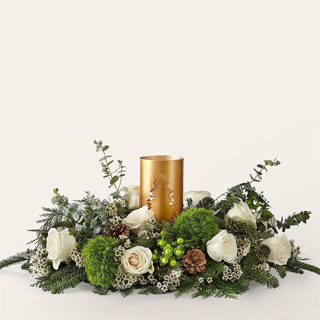 Chestnuts Roasting Centerpiece – A BEAUTIFUL DAY FLORIST WINE & GOURMET, Port Saint Lucie FL