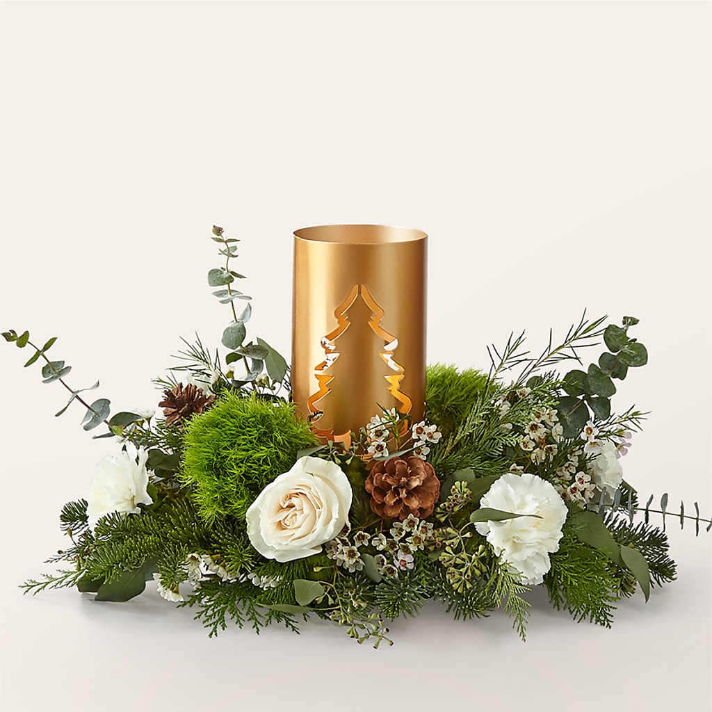 Chestnuts Roasting Centerpiece – A BEAUTIFUL DAY FLORIST WINE & GOURMET, Port Saint Lucie FL