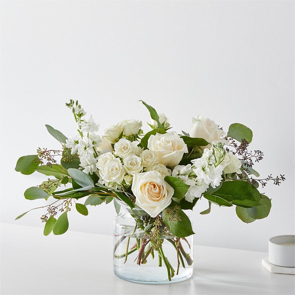 Fresh Linen Bouquet – A BEAUTIFUL DAY FLORIST WINE & GOURMET, Port Saint Lucie FL