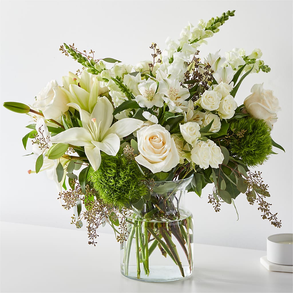 Fresh Linen Bouquet – A BEAUTIFUL DAY FLORIST WINE & GOURMET, Port Saint Lucie FL