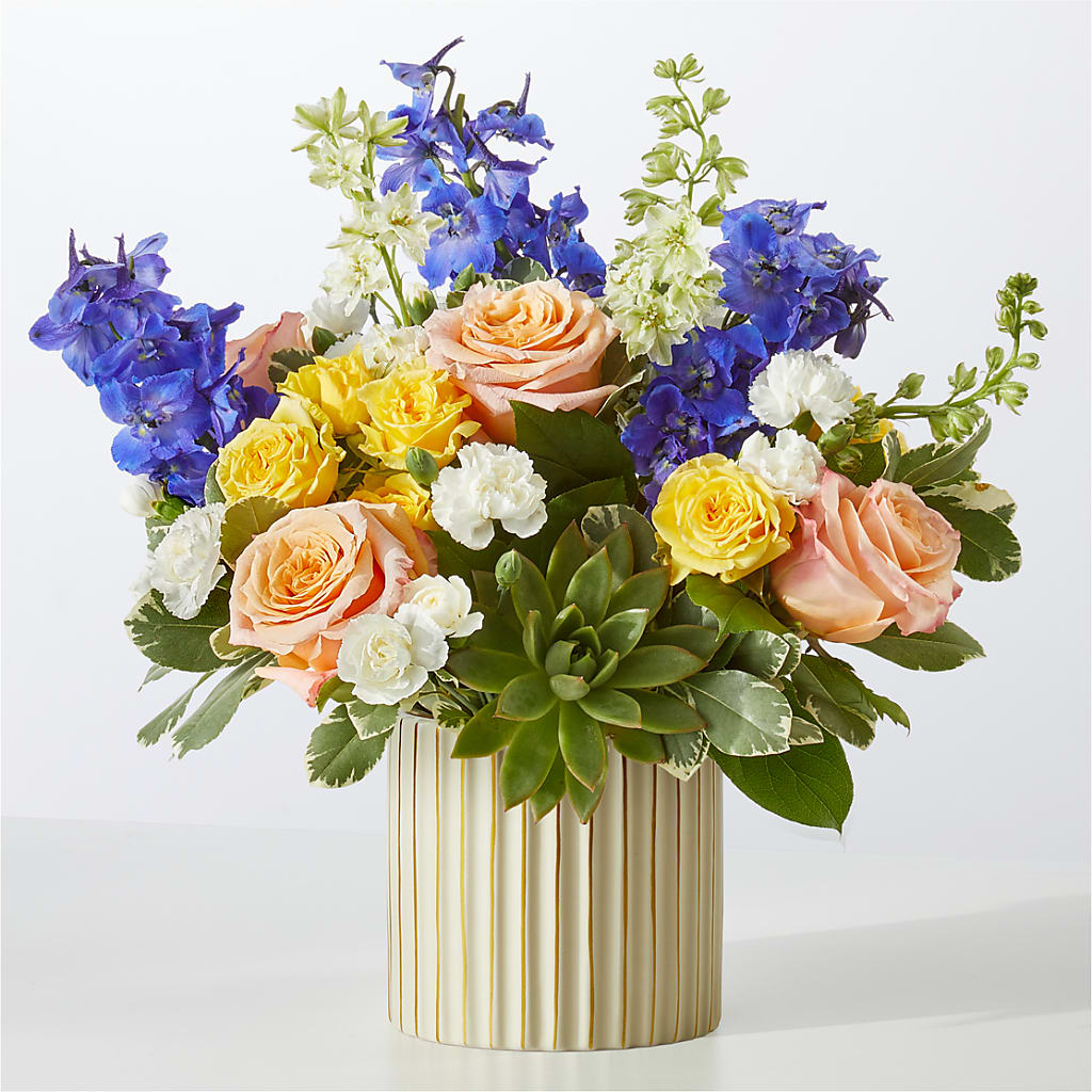 Cobalt Reverie Bouquet – A BEAUTIFUL DAY FLORIST WINE & GOURMET, Port Saint Lucie FL