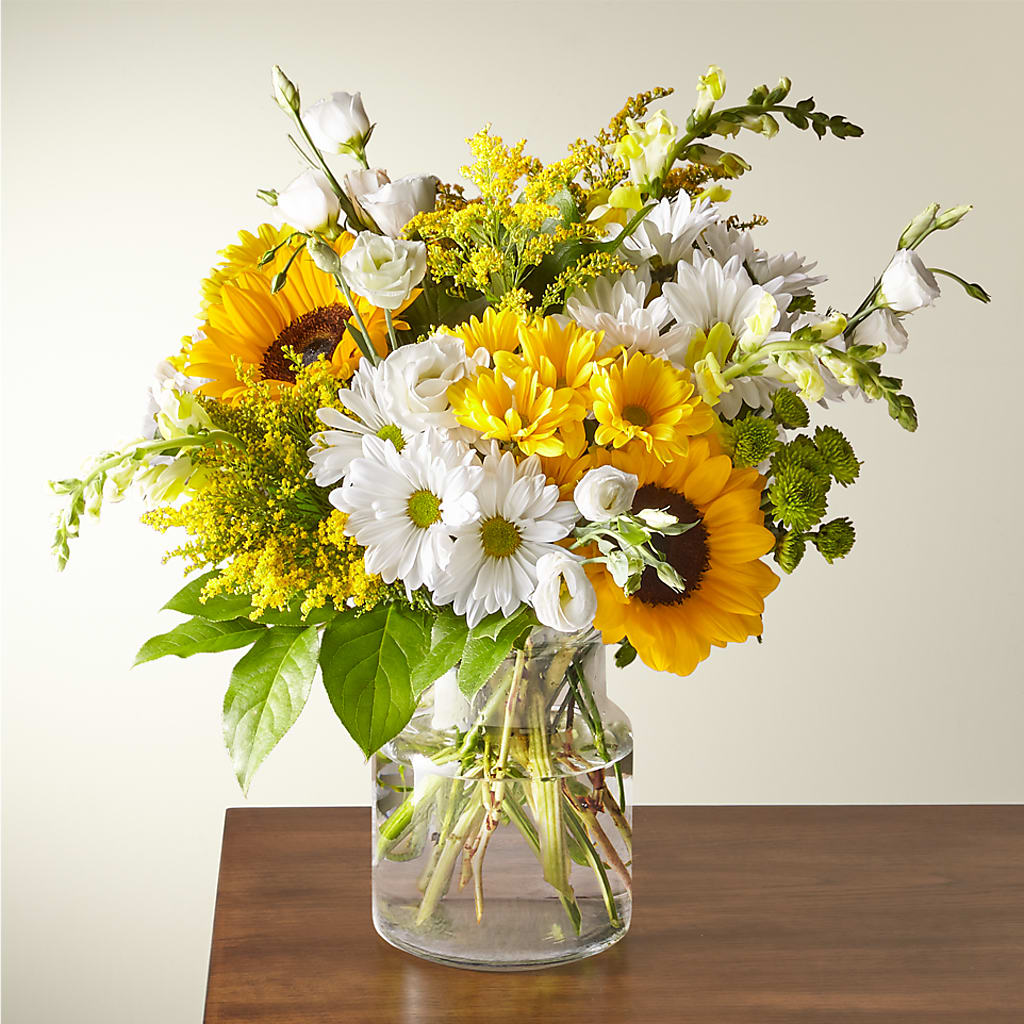 Hello Sunshine Bouquet – A BEAUTIFUL DAY FLORIST WINE & GOURMET, Port Saint Lucie FL