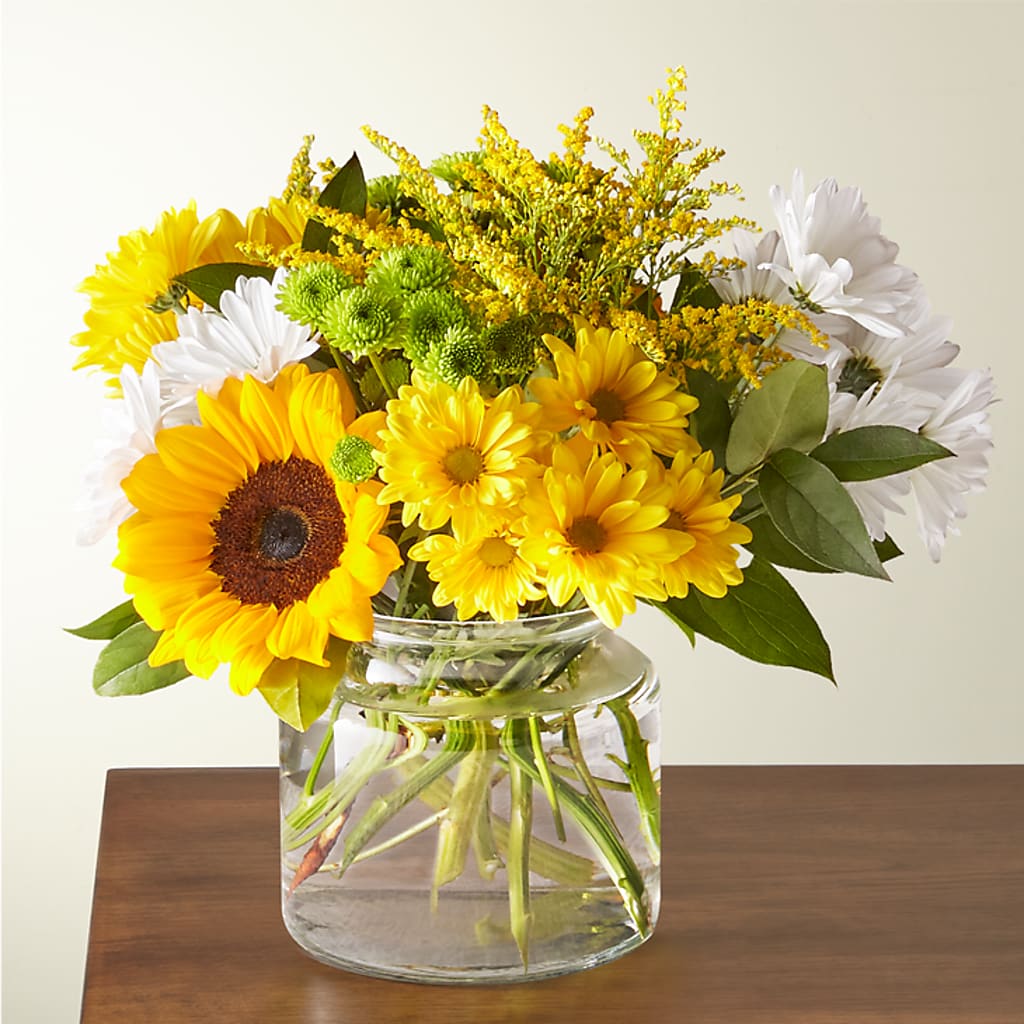 Hello Sunshine Bouquet – A BEAUTIFUL DAY FLORIST WINE & GOURMET, Port Saint Lucie FL
