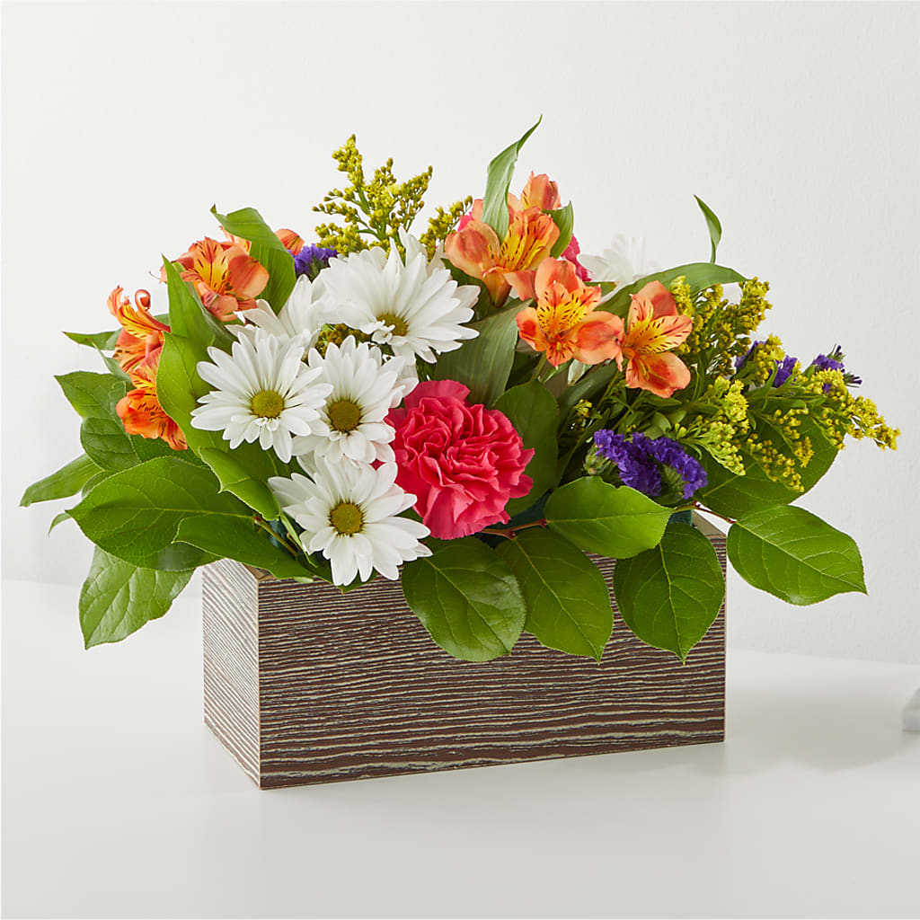 Oopsie Daisy Box Bouquet – A BEAUTIFUL DAY FLORIST WINE & GOURMET, Port Saint Lucie FL