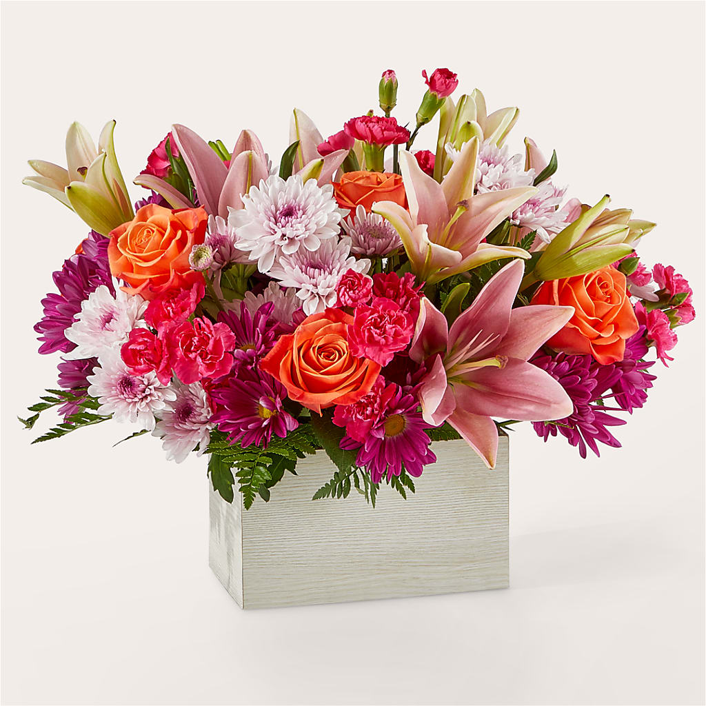 Light of My Life Box Bouquet – A BEAUTIFUL DAY FLORIST WINE & GOURMET, Port Saint Lucie FL