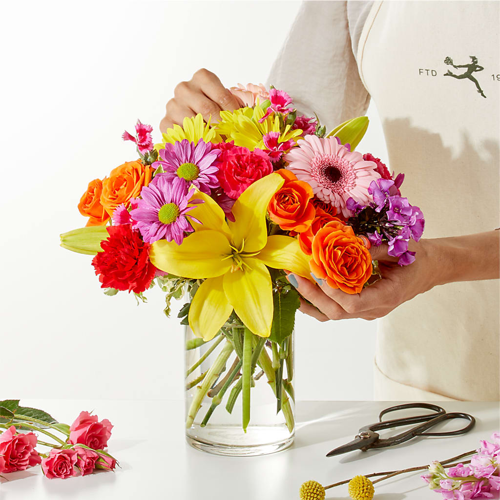 Cue the Confetti - A Florist Original – A BEAUTIFUL DAY FLORIST WINE & GOURMET, Port Saint Lucie FL