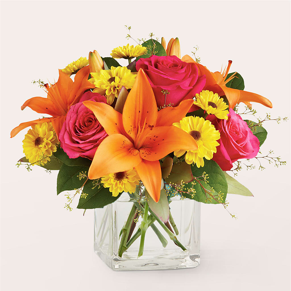 Neon Lights Bouquet – A BEAUTIFUL DAY FLORIST WINE & GOURMET, Port Saint Lucie FL