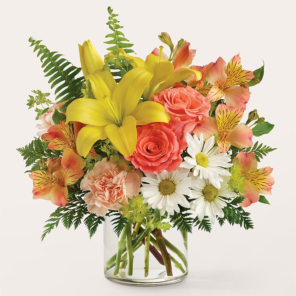 Sunset Strip Bouquet – A BEAUTIFUL DAY FLORIST WINE & GOURMET, Port Saint Lucie FL
