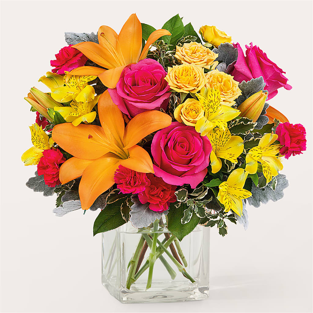 To the Tropics Bouquet – A BEAUTIFUL DAY FLORIST WINE & GOURMET, Port Saint Lucie FL