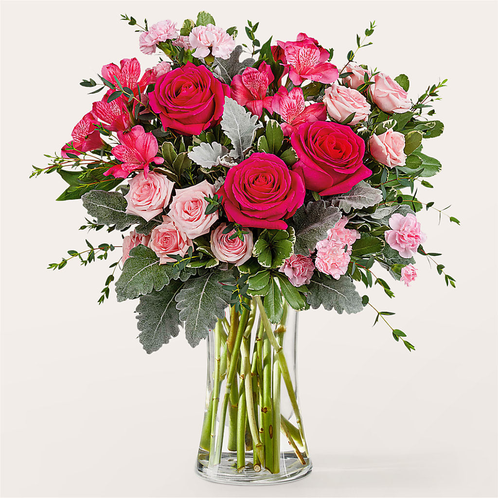 Tickled Pink Bouquet – A BEAUTIFUL DAY FLORIST WINE & GOURMET, Port Saint Lucie FL