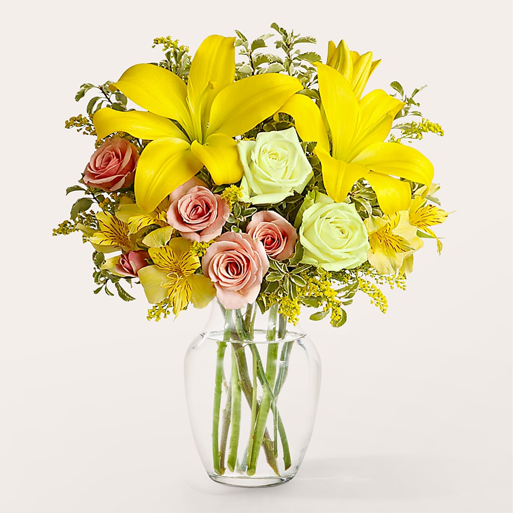 Sunburst Bouquet – A BEAUTIFUL DAY FLORIST WINE & GOURMET, Port Saint Lucie FL
