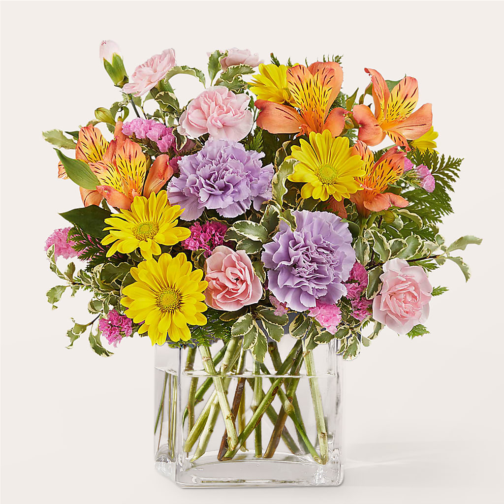 Shades of Happiness Bouquet – A BEAUTIFUL DAY FLORIST WINE & GOURMET, Port Saint Lucie FL