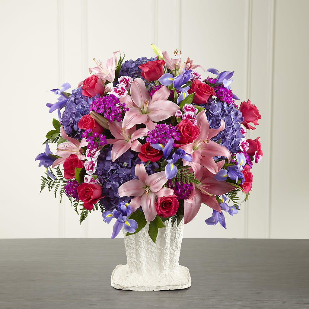 We Fondly Remember Arrangement – A BEAUTIFUL DAY FLORIST WINE & GOURMET, Port Saint Lucie FL