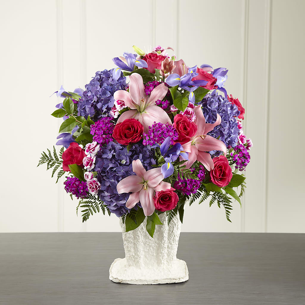 We Fondly Remember Arrangement – A BEAUTIFUL DAY FLORIST WINE & GOURMET, Port Saint Lucie FL
