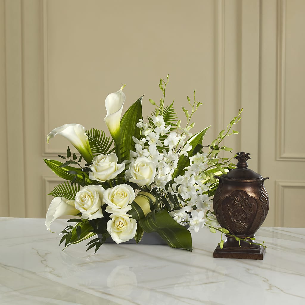 At Peace Arrangement – A BEAUTIFUL DAY FLORIST WINE & GOURMET, Port Saint Lucie FL