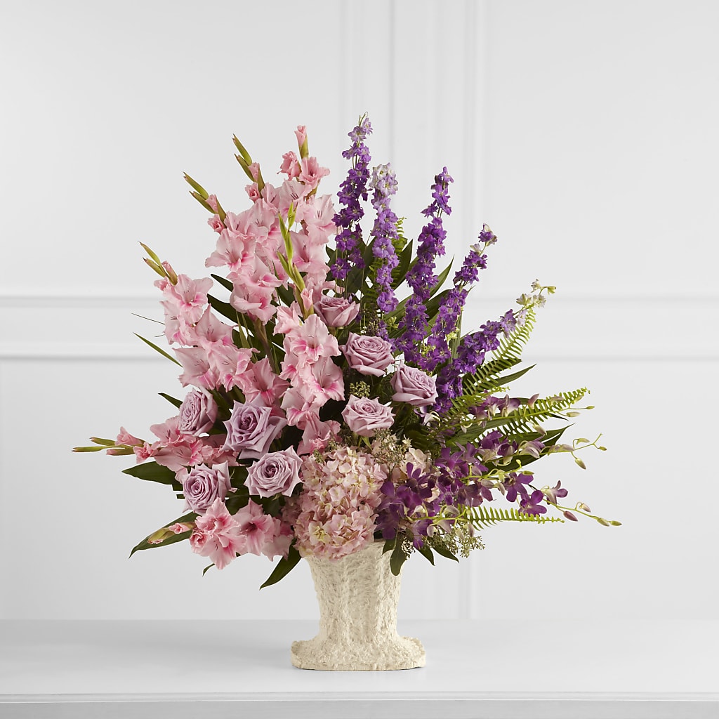Flowing Garden Arrangement – A BEAUTIFUL DAY FLORIST WINE & GOURMET, Port Saint Lucie FL
