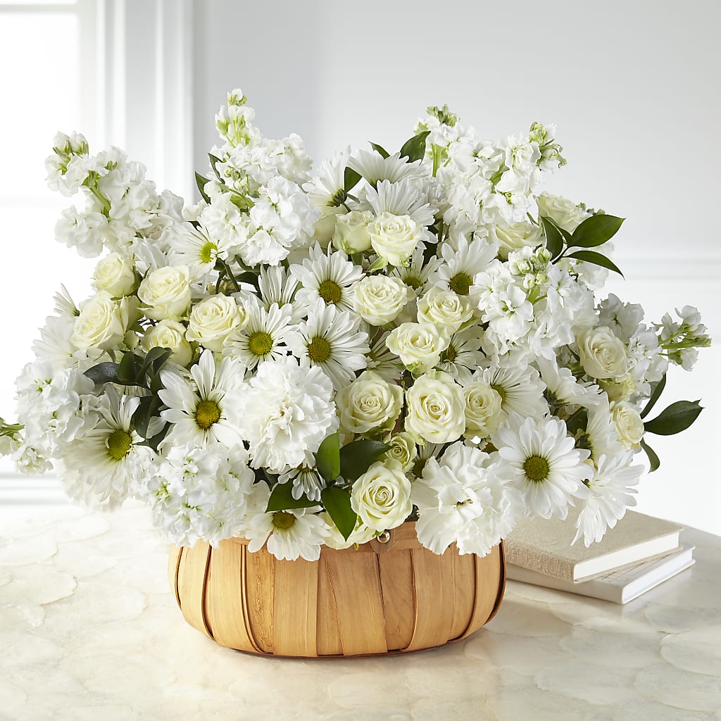 Graceful Garden Basket – A BEAUTIFUL DAY FLORIST WINE & GOURMET, Port Saint Lucie FL