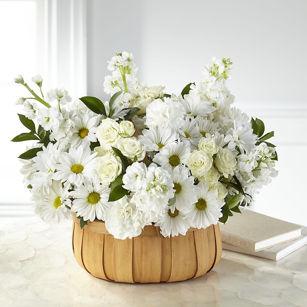 Graceful Garden Basket – A BEAUTIFUL DAY FLORIST WINE & GOURMET, Port Saint Lucie FL