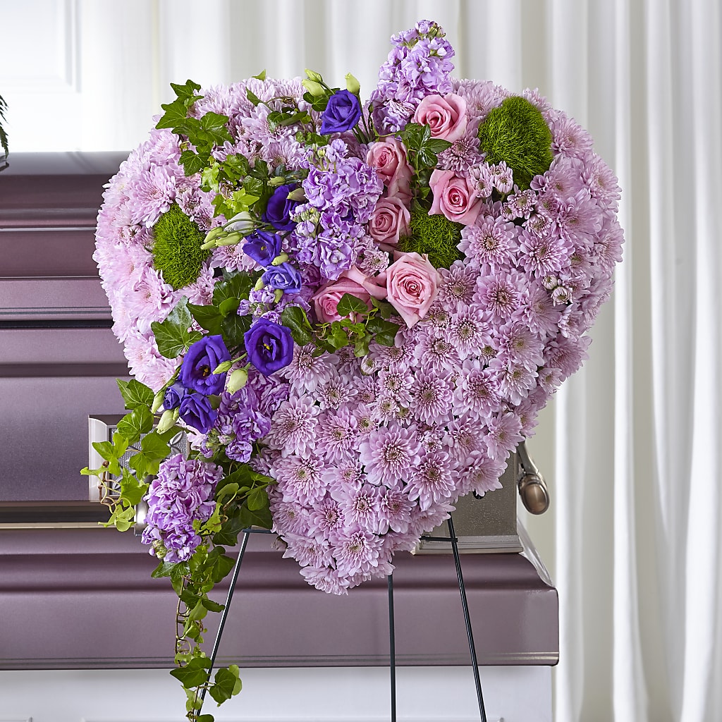 Treasured Love Standing Heart – A BEAUTIFUL DAY FLORIST WINE & GOURMET, Port Saint Lucie FL