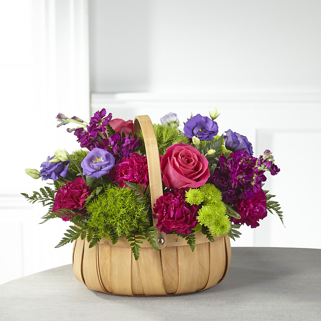 Serene Sanctuary Basket – A BEAUTIFUL DAY FLORIST WINE & GOURMET, Port Saint Lucie FL