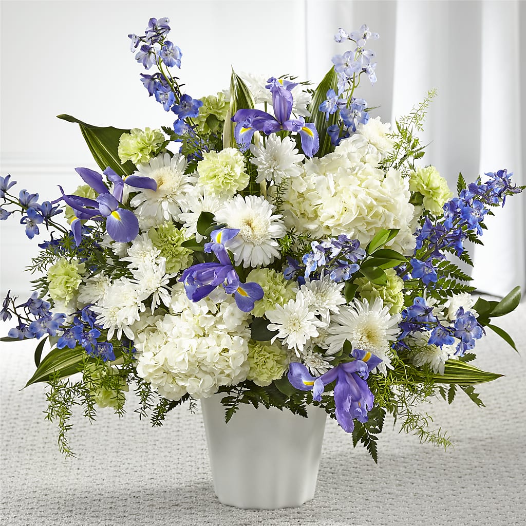 Soft Serenity Floor Basket – A BEAUTIFUL DAY FLORIST WINE & GOURMET, Port Saint Lucie FL