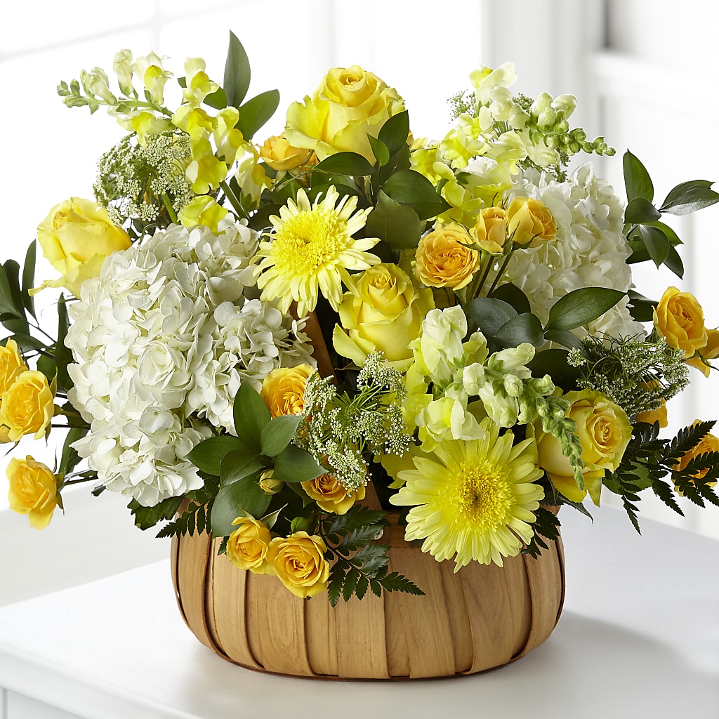 Rustic Remembrance Basket – A BEAUTIFUL DAY FLORIST WINE & GOURMET, Port Saint Lucie FL