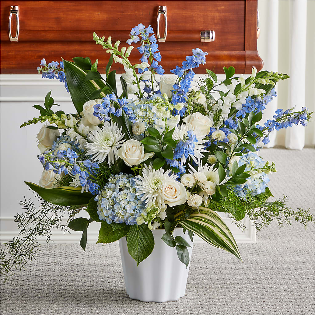 Everlasting Memories Floor Basket – A BEAUTIFUL DAY FLORIST WINE & GOURMET, Port Saint Lucie FL