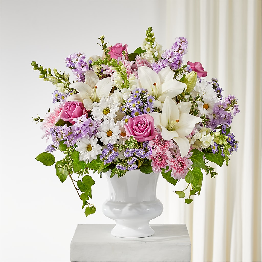 Remarkable Life Urn Arrangement – A BEAUTIFUL DAY FLORIST WINE & GOURMET, Port Saint Lucie FL
