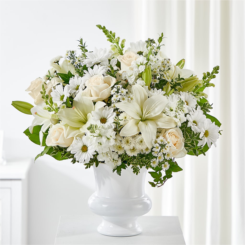 Uplifting Urn Arrangement – A BEAUTIFUL DAY FLORIST WINE & GOURMET, Port Saint Lucie FL