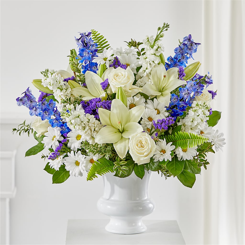 Expressions of Hope Urn Arrangement – A BEAUTIFUL DAY FLORIST WINE & GOURMET, Port Saint Lucie FL