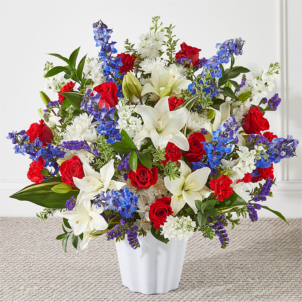 Consoled Floor Basket – A BEAUTIFUL DAY FLORIST WINE & GOURMET, Port Saint Lucie FL