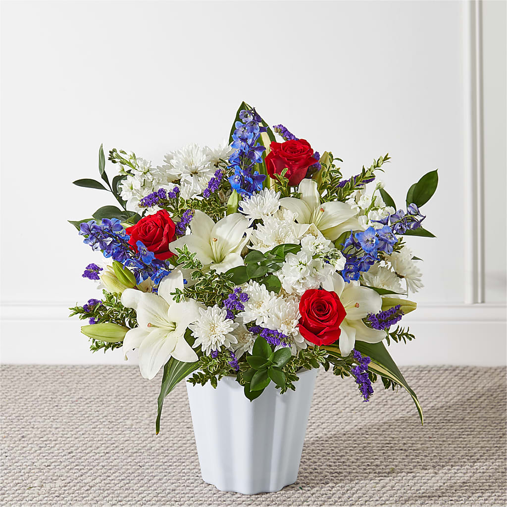 Consoled Floor Basket – A BEAUTIFUL DAY FLORIST WINE & GOURMET, Port Saint Lucie FL