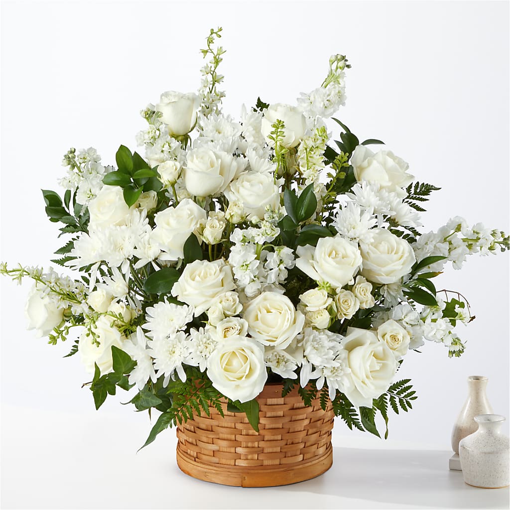 Heartfelt Condolences Arrangement – A BEAUTIFUL DAY FLORIST WINE & GOURMET, Port Saint Lucie FL
