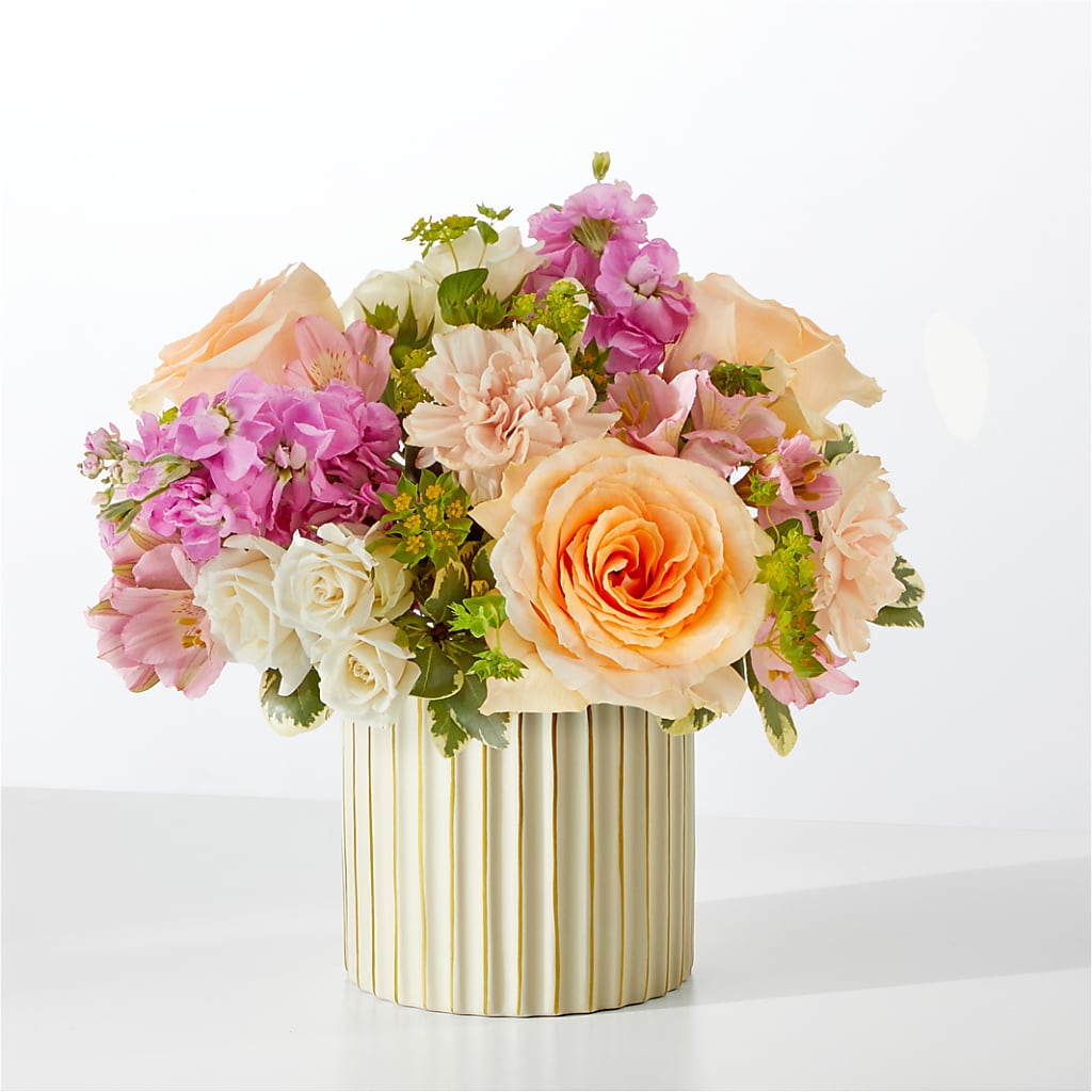 Paradise Bouquet with Ivory Vase – A BEAUTIFUL DAY FLORIST WINE & GOURMET, Port Saint Lucie FL