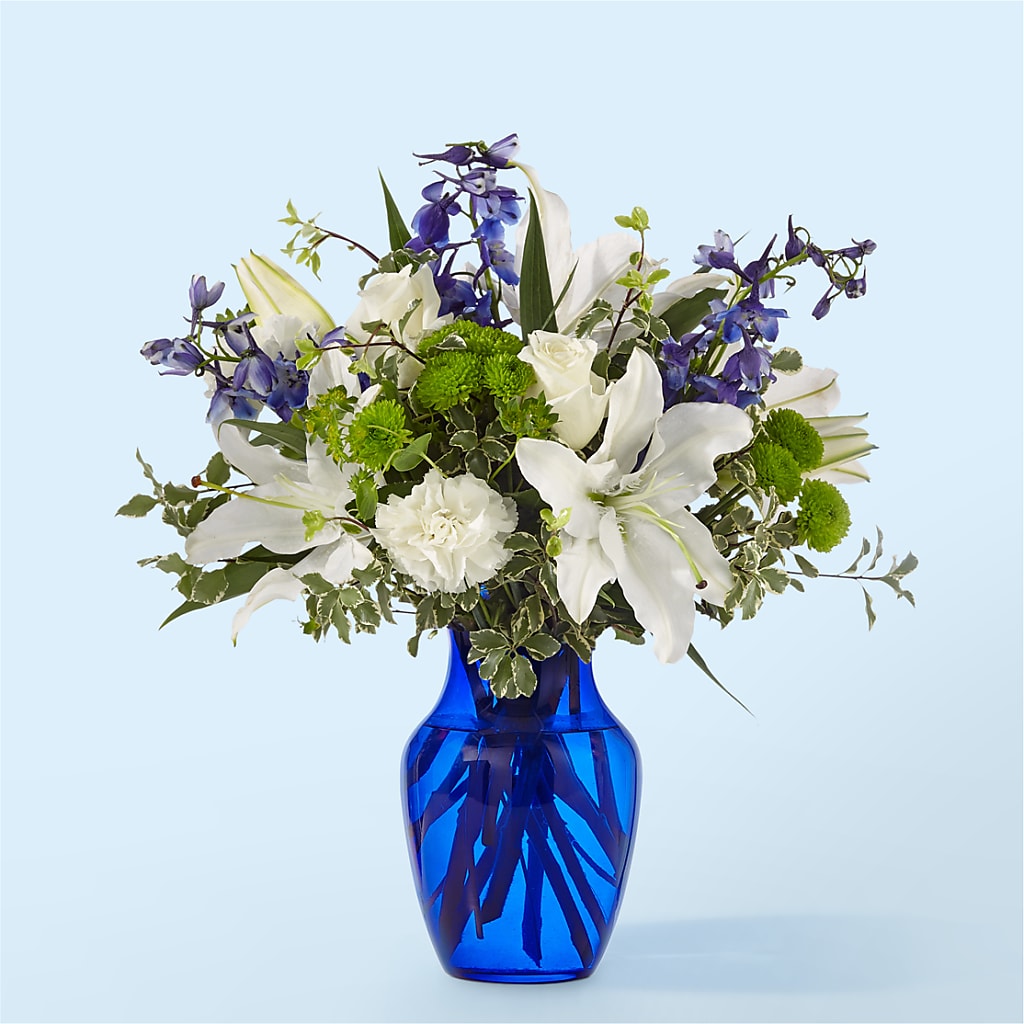 Santorini Bouquet – A BEAUTIFUL DAY FLORIST WINE & GOURMET, Port Saint Lucie FL
