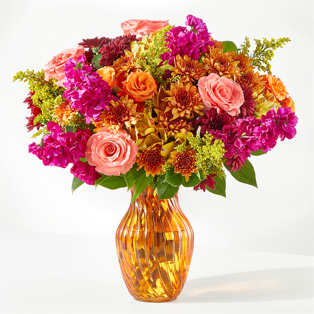 Amber Muse Bouquet – A BEAUTIFUL DAY FLORIST WINE & GOURMET, Port Saint Lucie FL