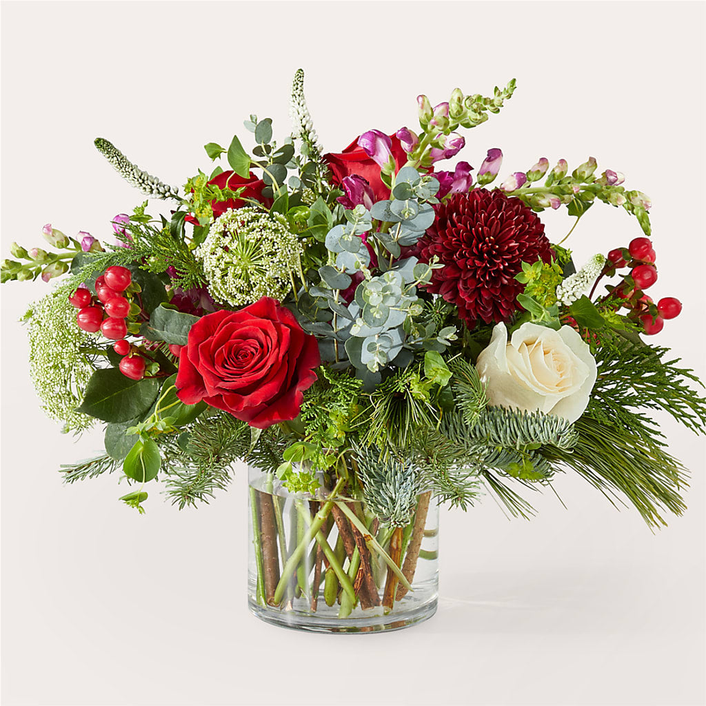 Cranberry Fizz Bouquet – A BEAUTIFUL DAY FLORIST WINE & GOURMET, Port Saint Lucie FL