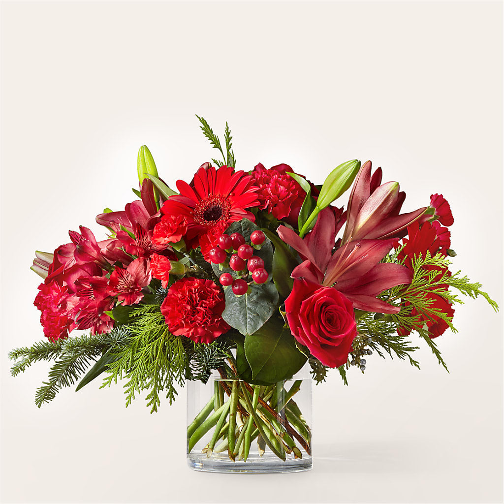 Friendsmas Bouquet – A BEAUTIFUL DAY FLORIST WINE & GOURMET, Port Saint Lucie FL