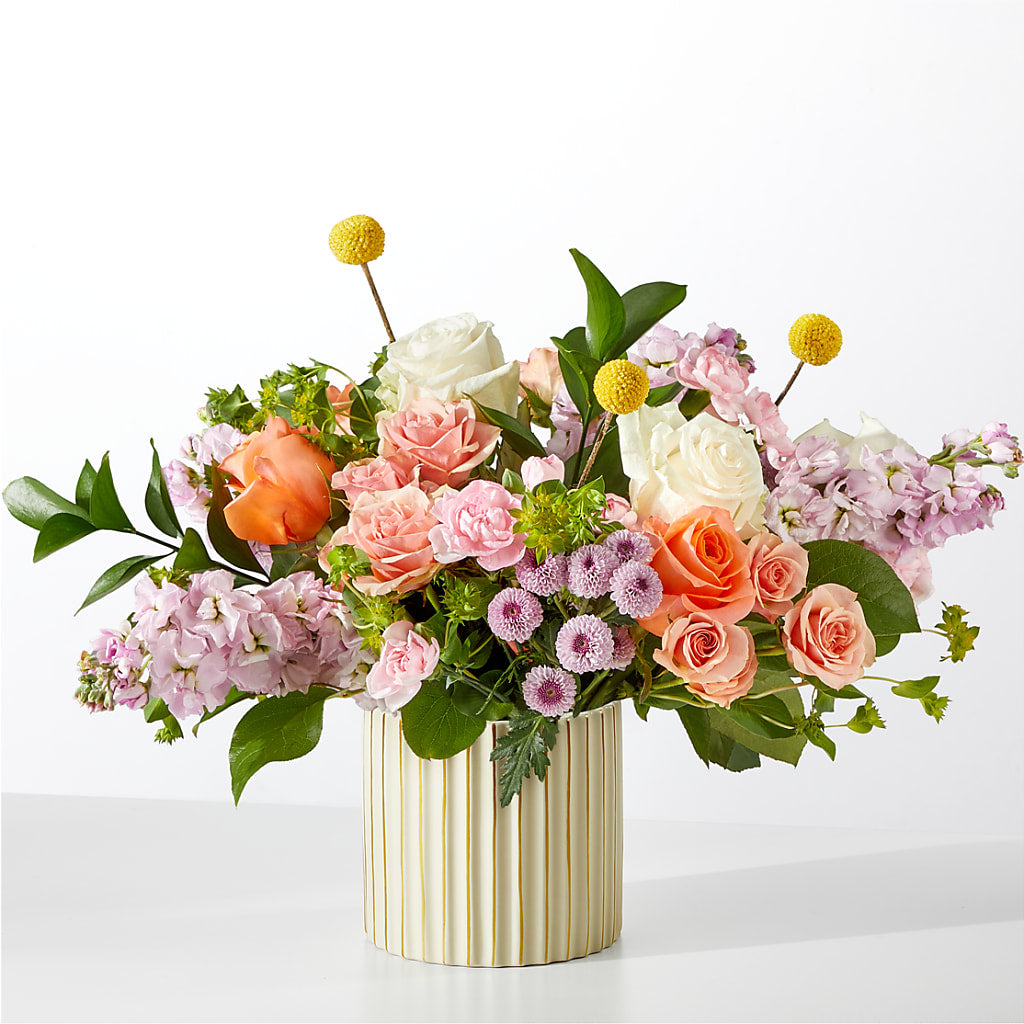 French Market Bouquet with Ivory Vase – A BEAUTIFUL DAY FLORIST WINE & GOURMET, Port Saint Lucie FL