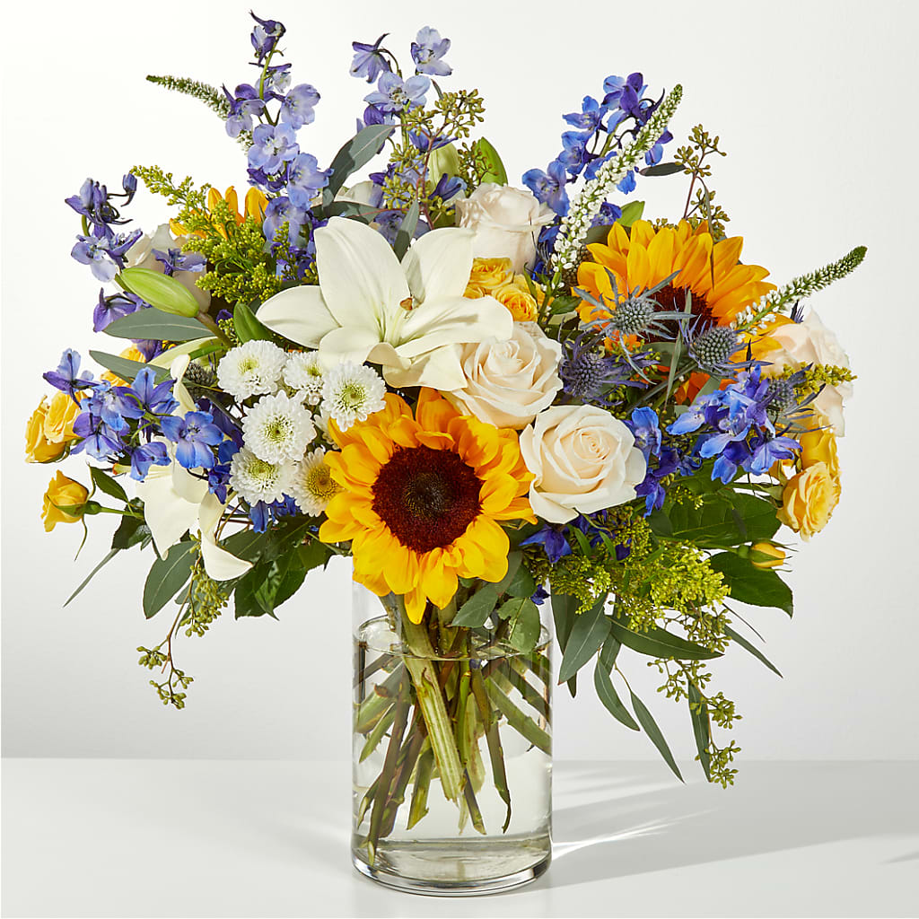 Wonderfully Sunny Bouquet – A BEAUTIFUL DAY FLORIST WINE & GOURMET, Port Saint Lucie FL
