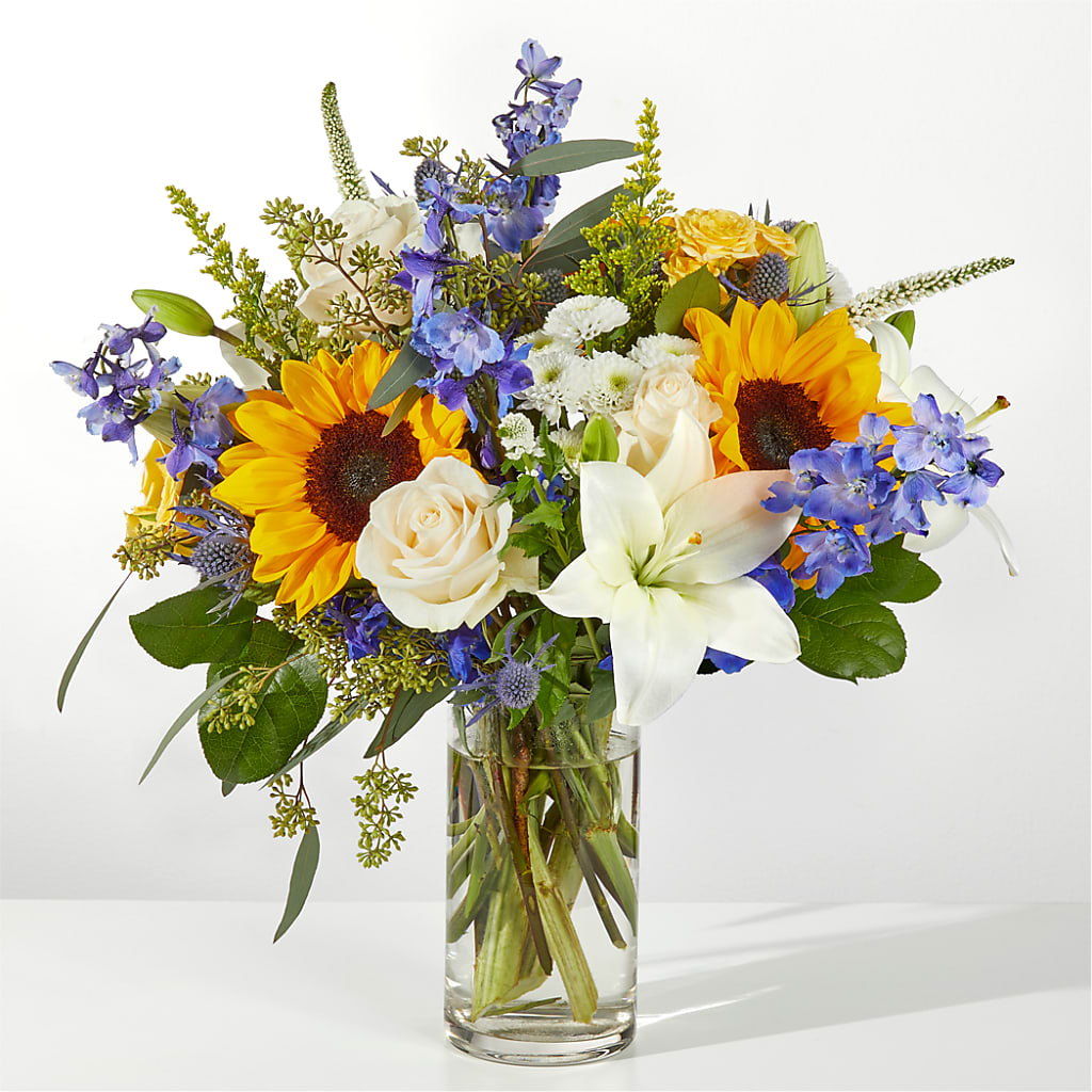 Wonderfully Sunny Bouquet – A BEAUTIFUL DAY FLORIST WINE & GOURMET, Port Saint Lucie FL
