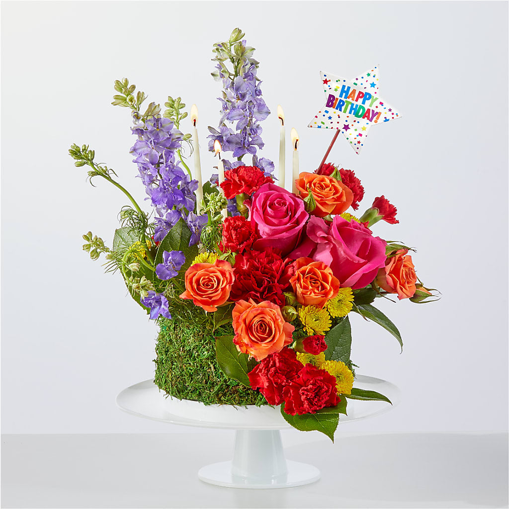 Best Year Yet Floral Cake – A BEAUTIFUL DAY FLORIST WINE & GOURMET, Port Saint Lucie FL