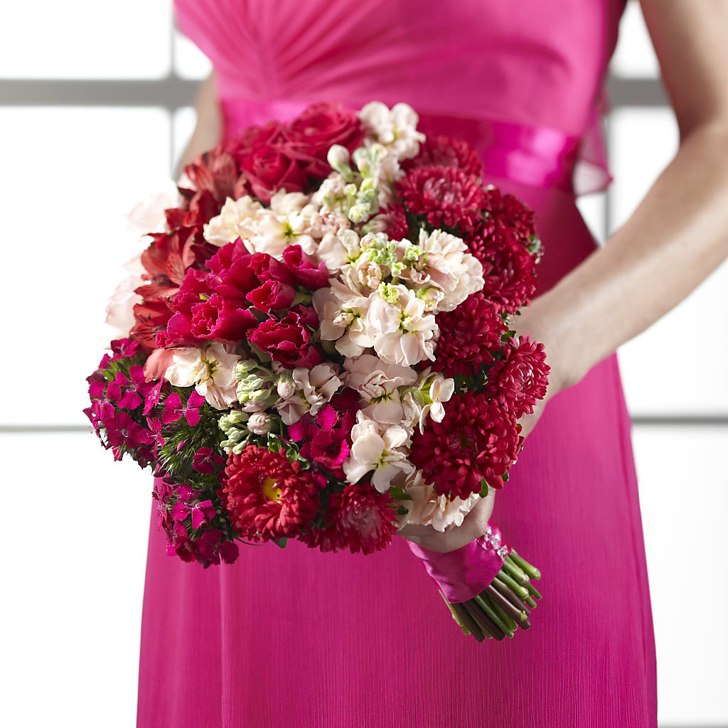 Pink Effervescence Bouquet – A BEAUTIFUL DAY FLORIST WINE & GOURMET, Port Saint Lucie FL