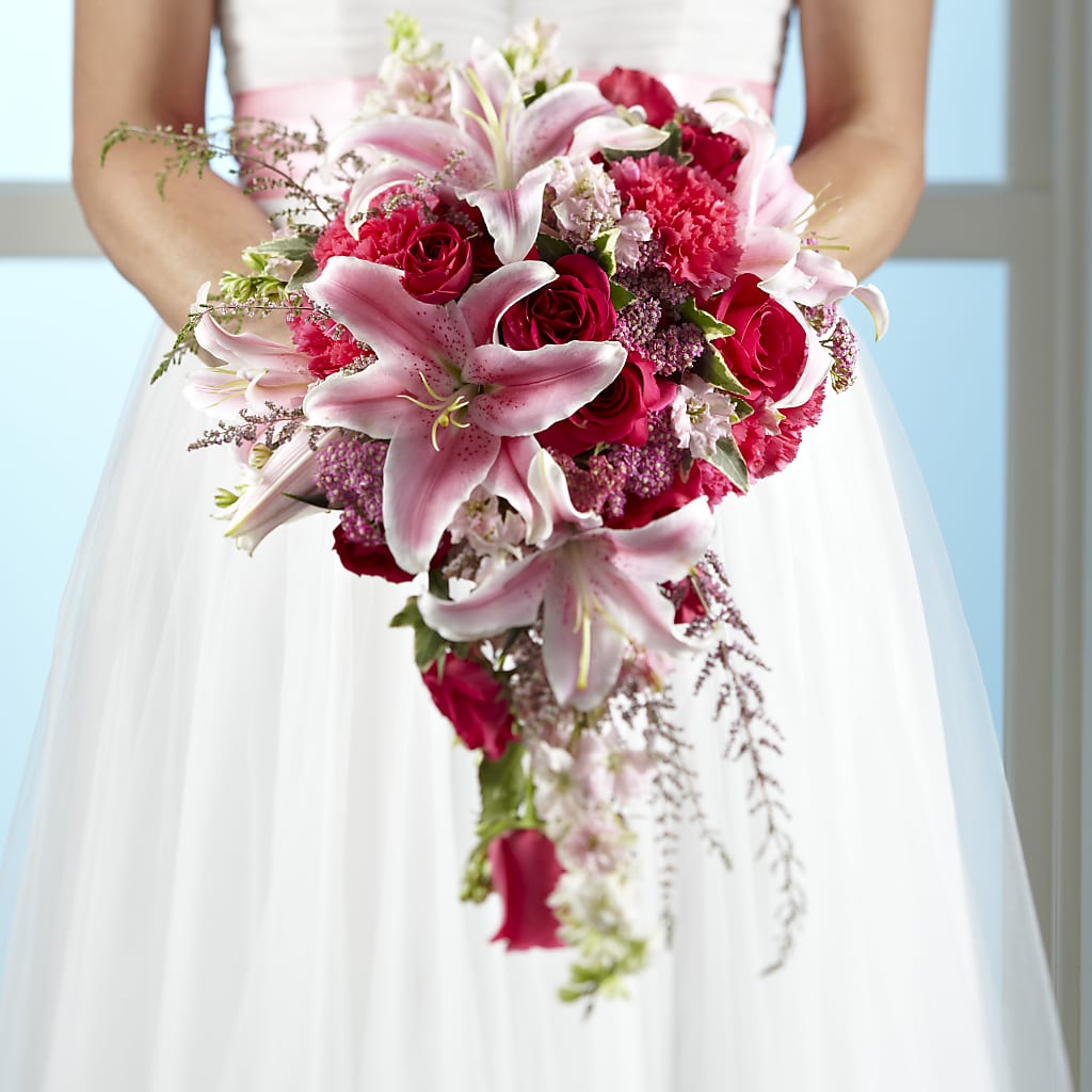 Lily & Rose Bouquet – A BEAUTIFUL DAY FLORIST WINE & GOURMET, Port Saint Lucie FL