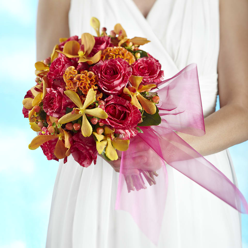 Brilliant Shades of Love Bouquet – A BEAUTIFUL DAY FLORIST WINE & GOURMET, Port Saint Lucie FL