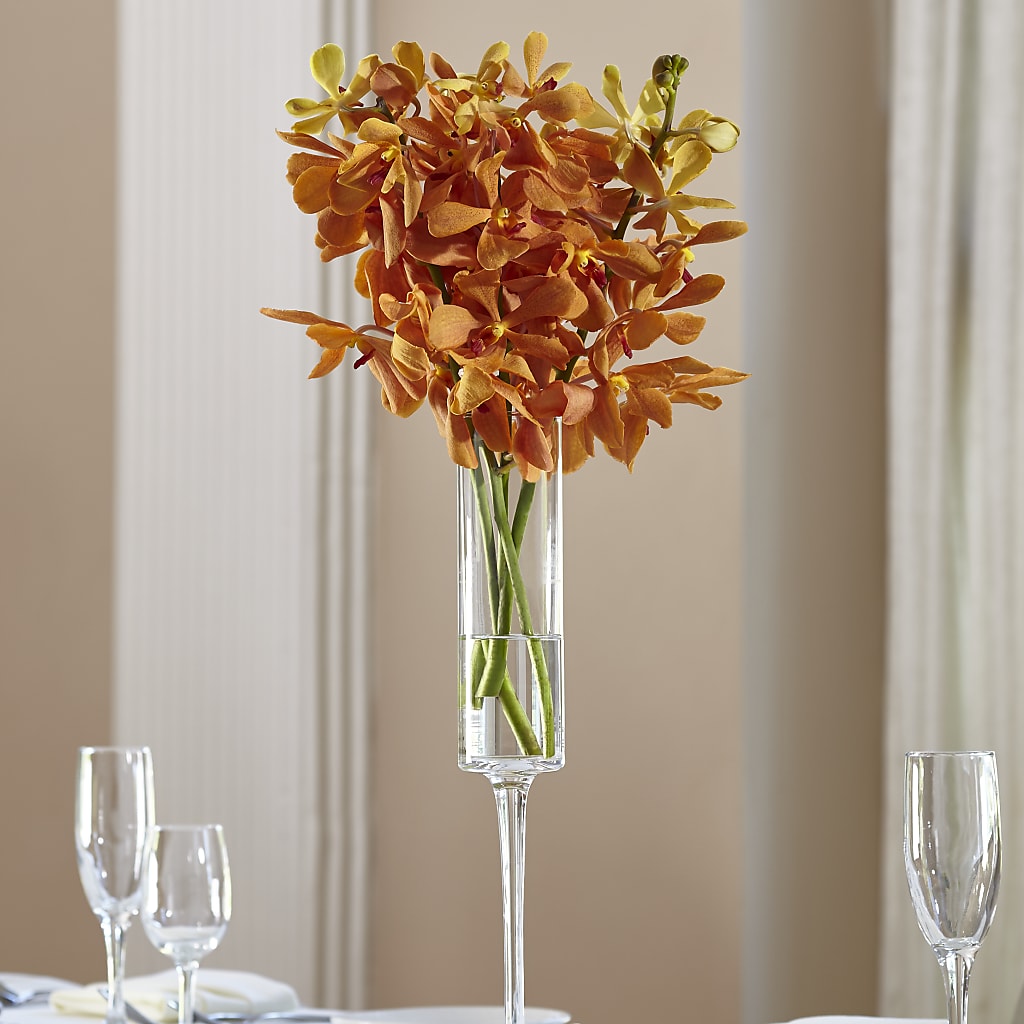 Orange Mokara Bouquet – A BEAUTIFUL DAY FLORIST WINE & GOURMET, Port Saint Lucie FL